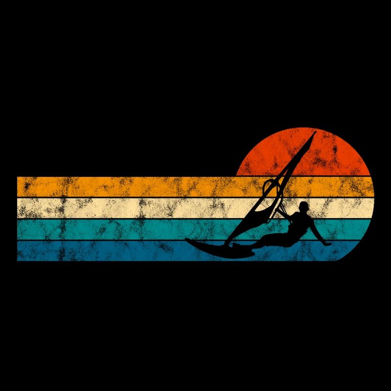 Windsurffer Surf sur Windsurf Retro