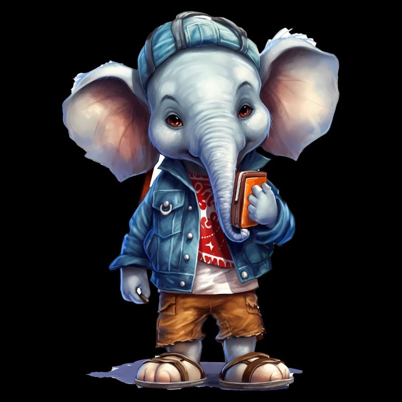 Cute Elephant Cartoon