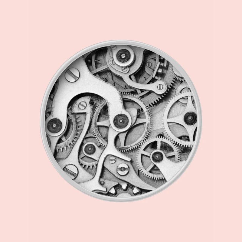 Clock - Clockwork Orange Clockwork Gear Clock