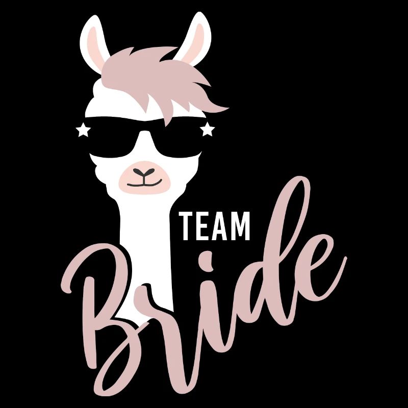 Bride Lama JGA wedding team group shirt 2