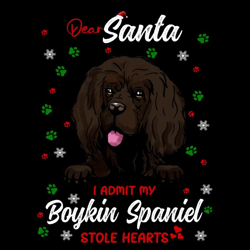 Boykin Spaniel Hund Weihnachten Hunderasse