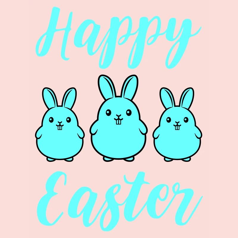 Joyeux lapins de Pâques