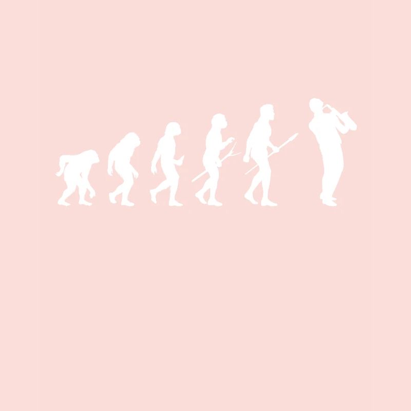 Evolution Saxophone Gift Music Jazz Musician