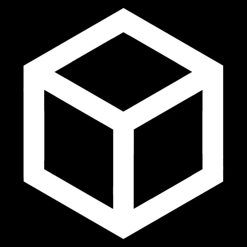 Simple. Blanc. Cube