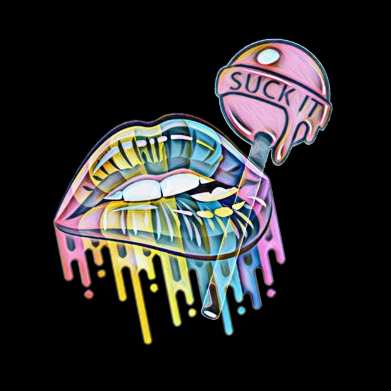 Lollipop Suck it Lippen Design
