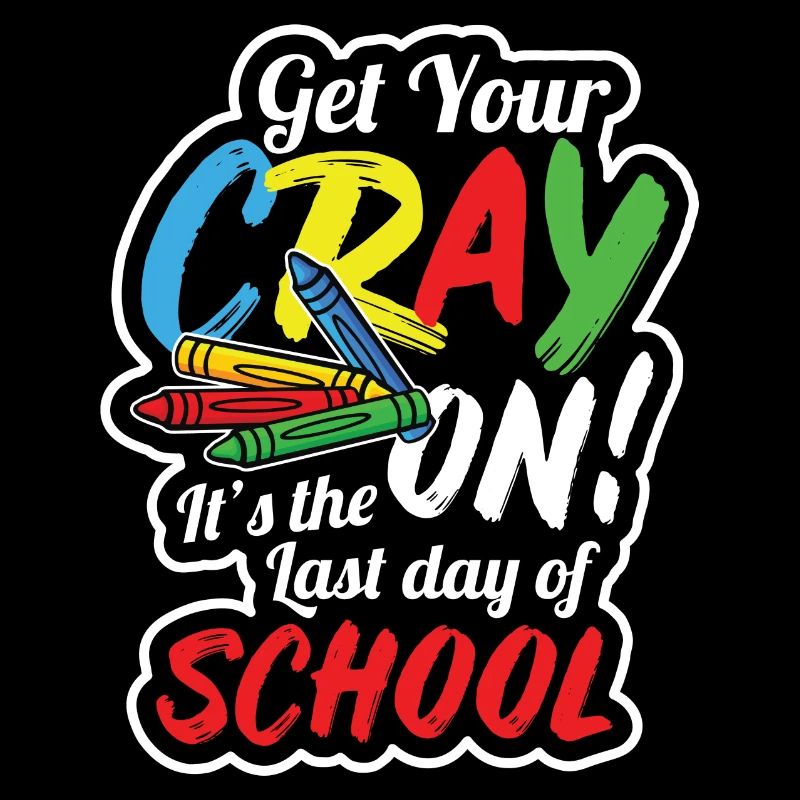 Lehrer Crayon Sommerferien