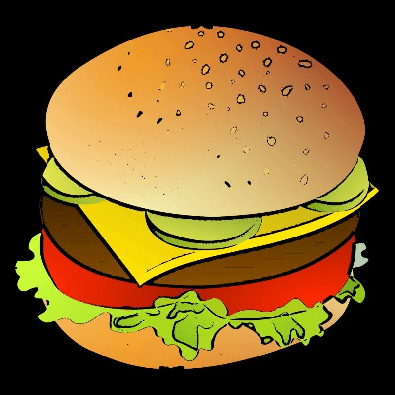 Funny burger shirt