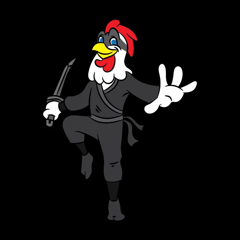 Poulet à l’épée de poulet ninja cadeau garçon