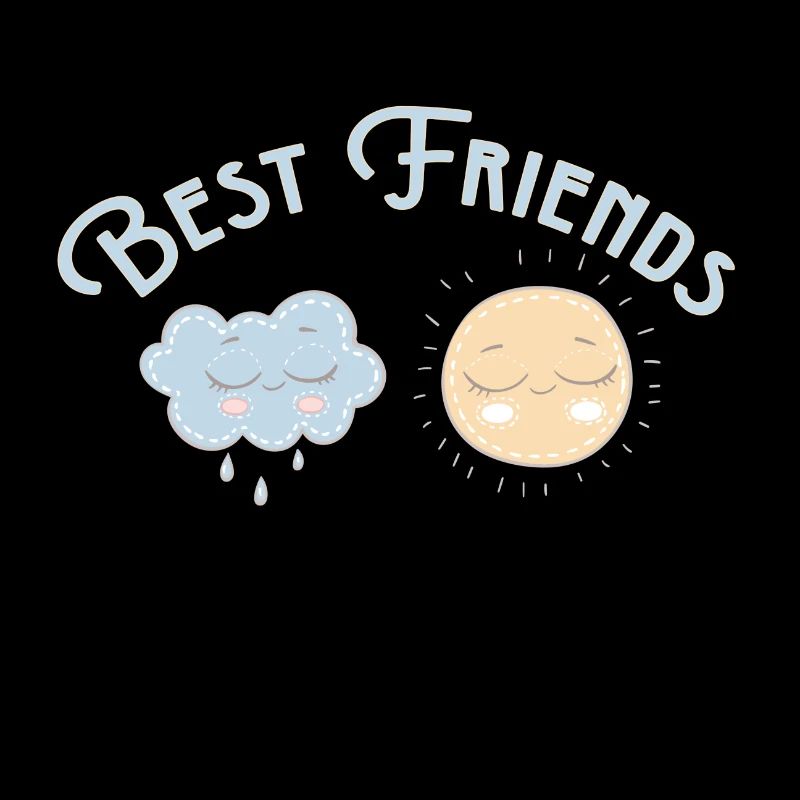 Sonnenwolkenfreunde BEst BFF Geschenk