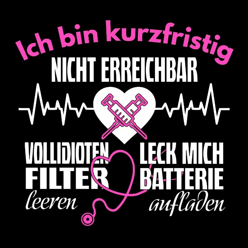 Krankenschwester Pfleger Spruch Leck mich Geschenk