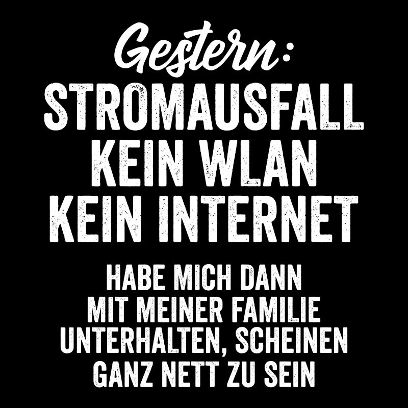 Gestern Stromausfall Kein Wlan Kein Internet