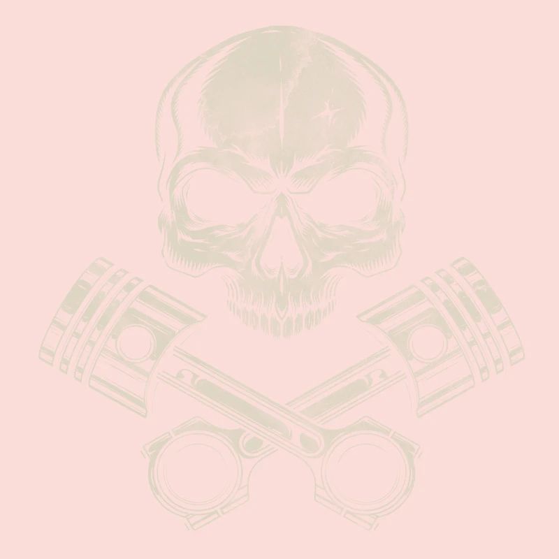 Skull avec piston