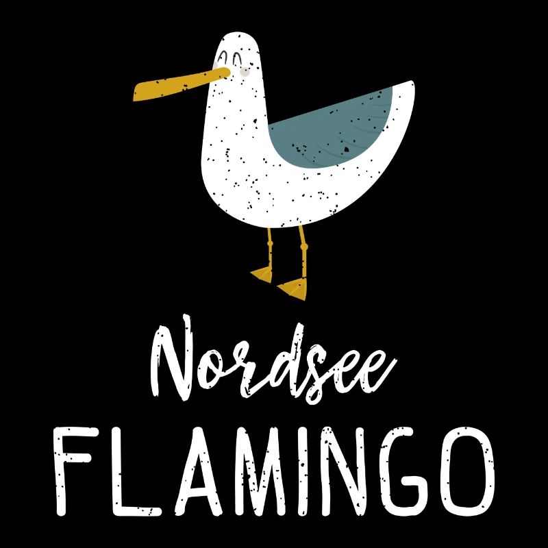 Nordsee Flamingo Möwe Geschenk