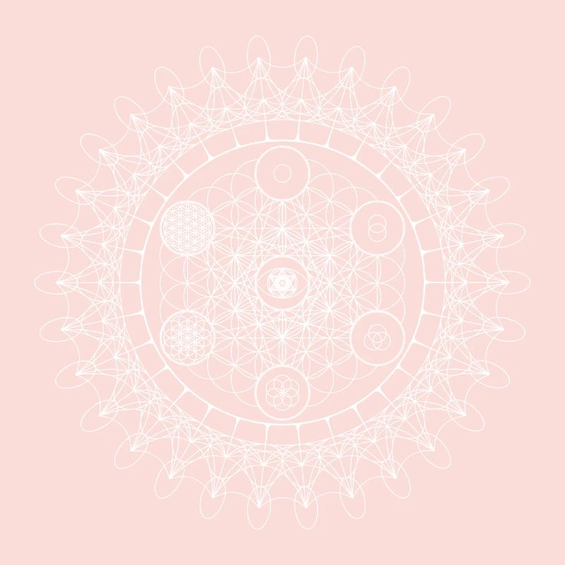 Évolution géométrique de l'oeil sacré de la fleur de Metatron