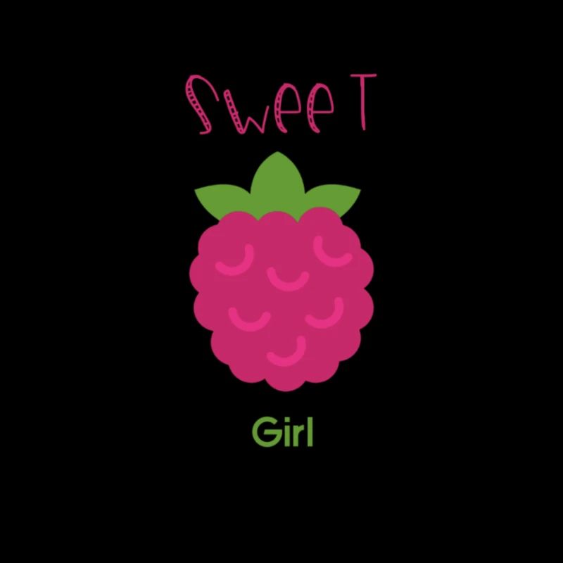 Raspberry "sweet girl" logo