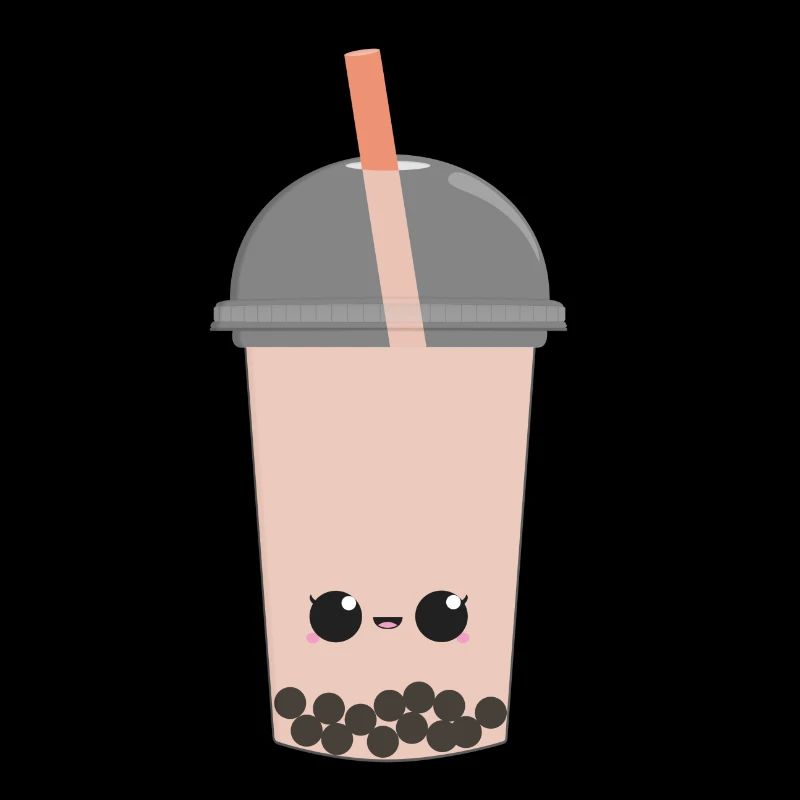 Kawaii Bubble Tea Pêche