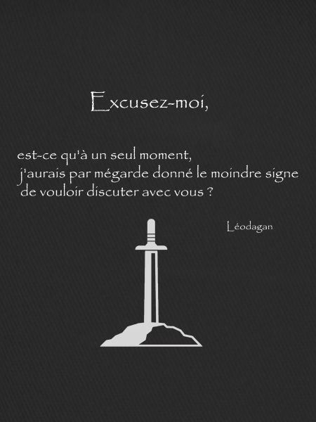 escusez moi