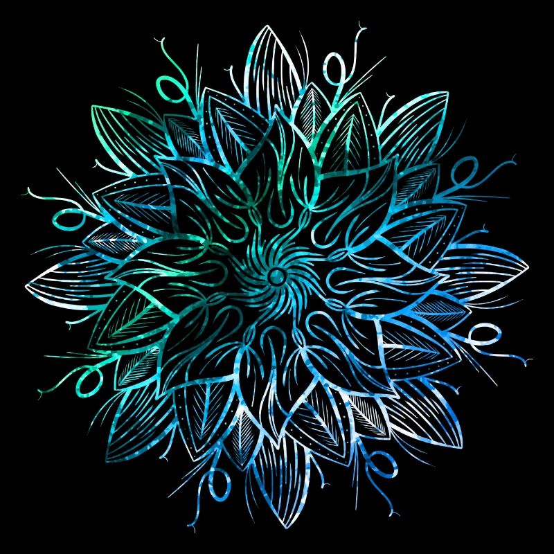 Mandala - Blue