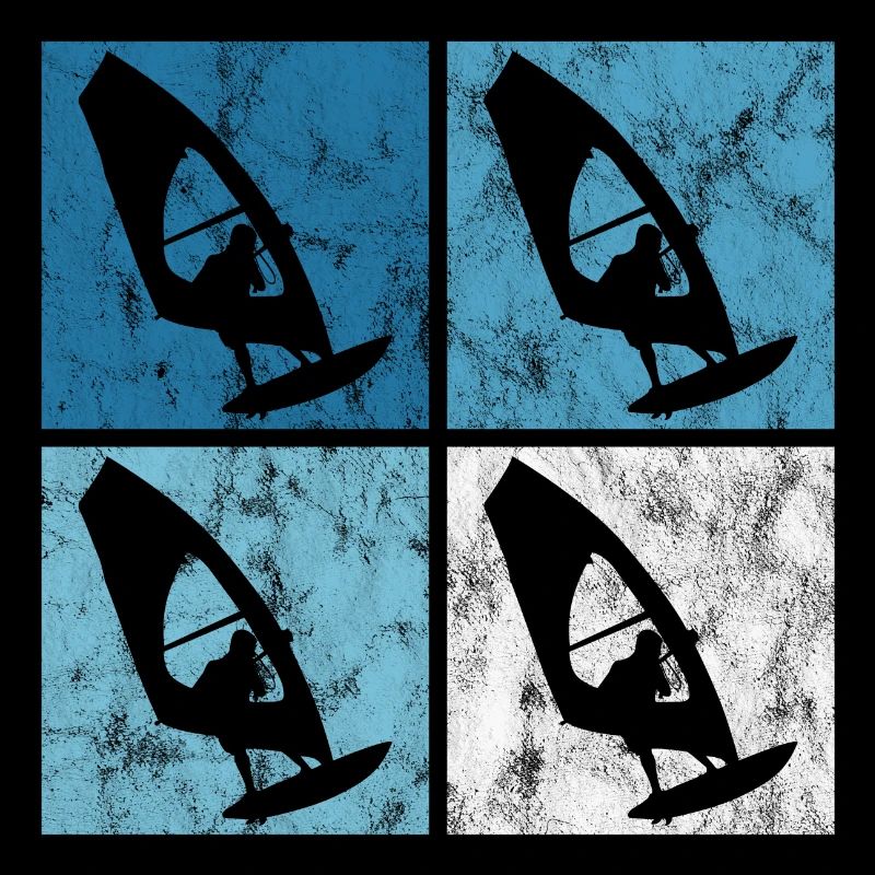 Surfen Retro Windsurfen Windsurfing Windsurfer