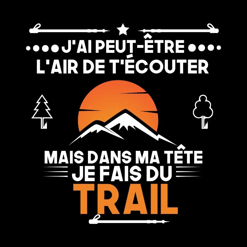 je fais du trail running