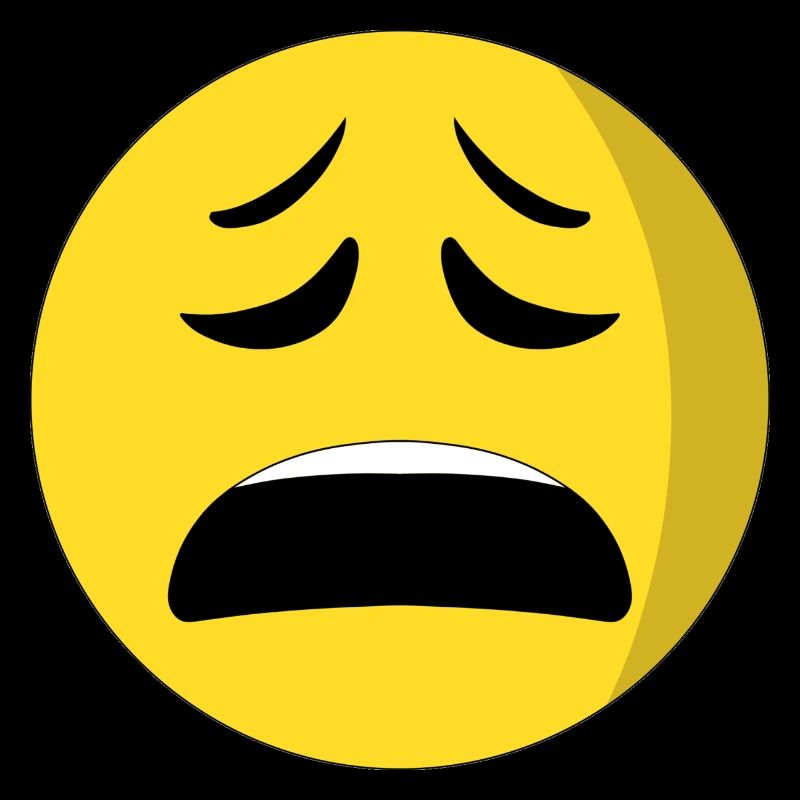 exhausted face emoiji