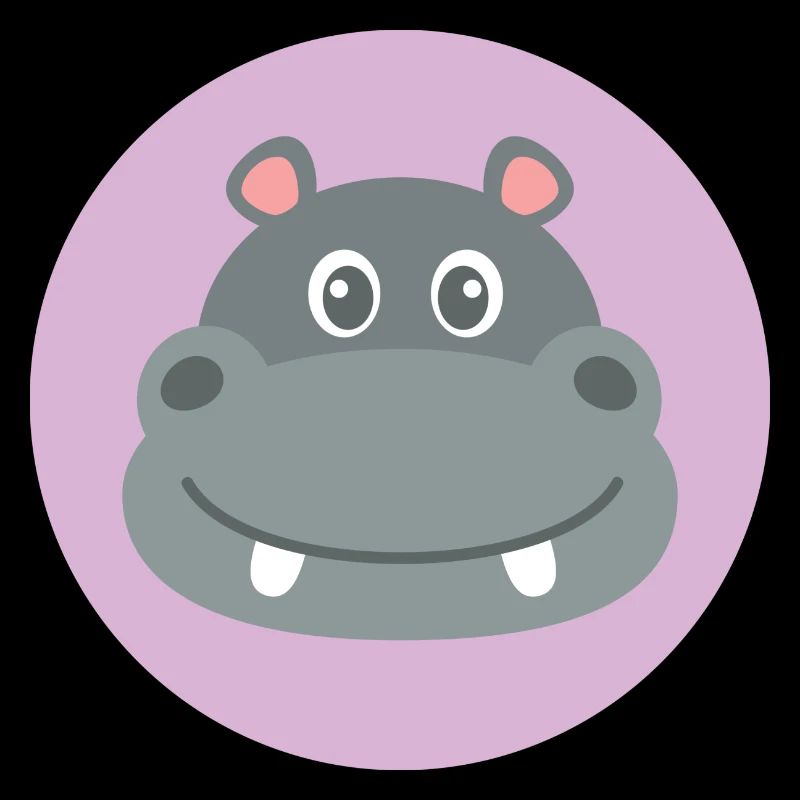 Hippo Nilpferd Kopf