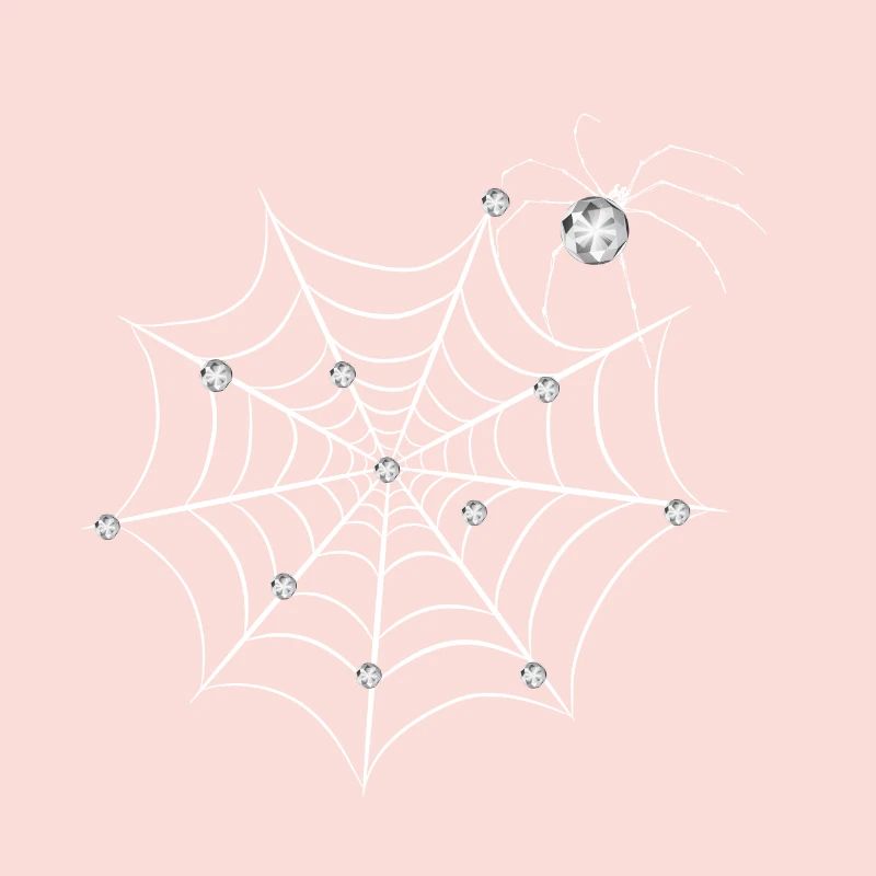 Diamond spiderweb