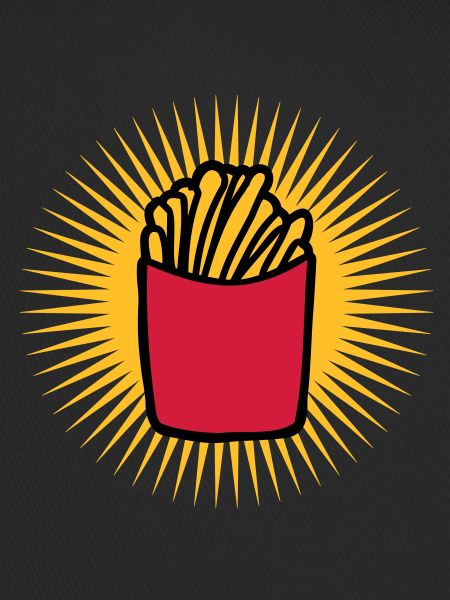 Blasting French fries