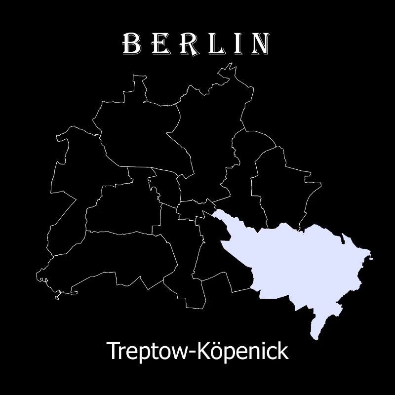 City Map Berlin Treptow Köpenick Map