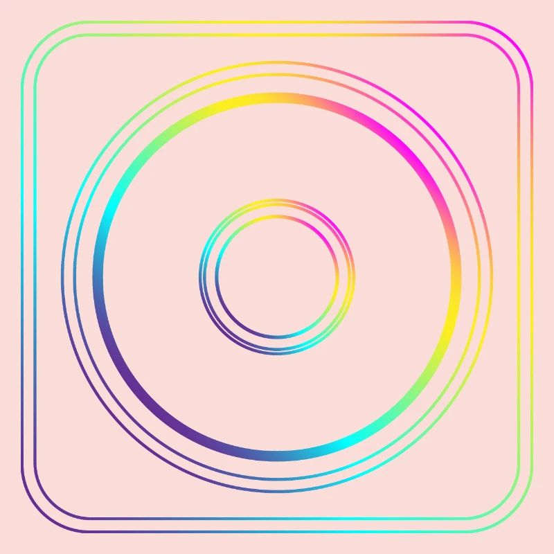 Colored Gradient Square