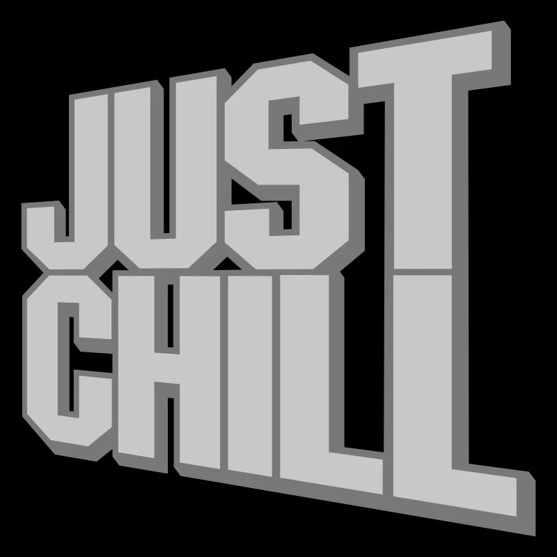 Just Chill Text Logo