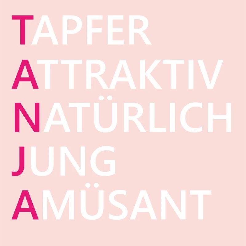 Tanja Name Geschenk