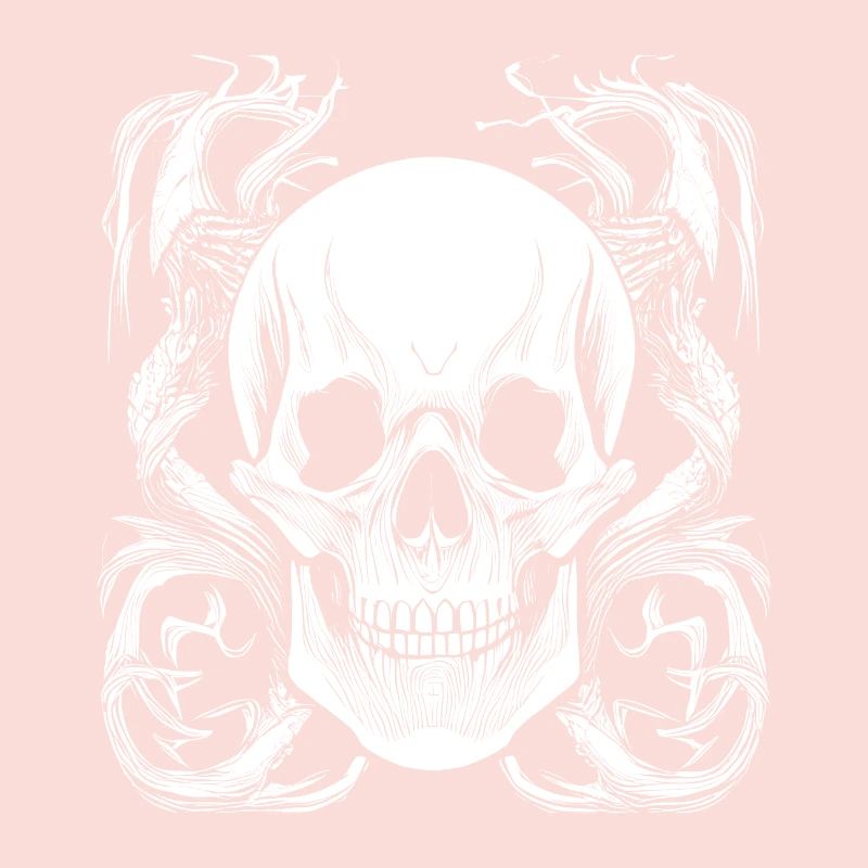 Halloween- oder Horror- Totenschädel