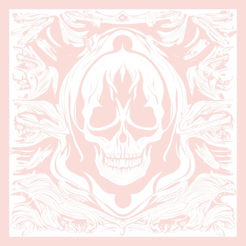 Halloween- oder Horror- Totenschädel mit Ornamente