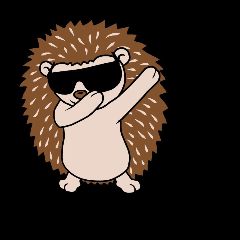 1st birthday dabbing hedgehog