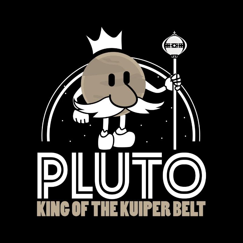 Pluton roi des planètes spatiales de la ceinture de Kuiper