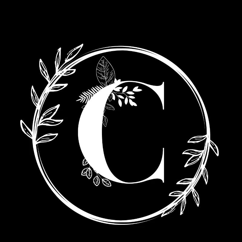 Lettre C Florale