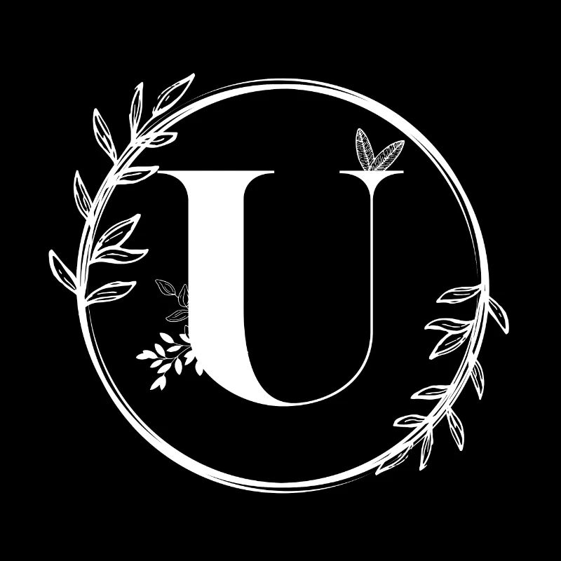 Blumenbuchstabe U
