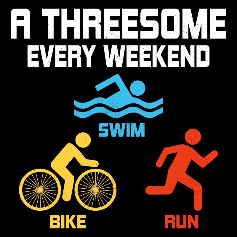 A threesome every weekend - Swim, Bike, Run Triath