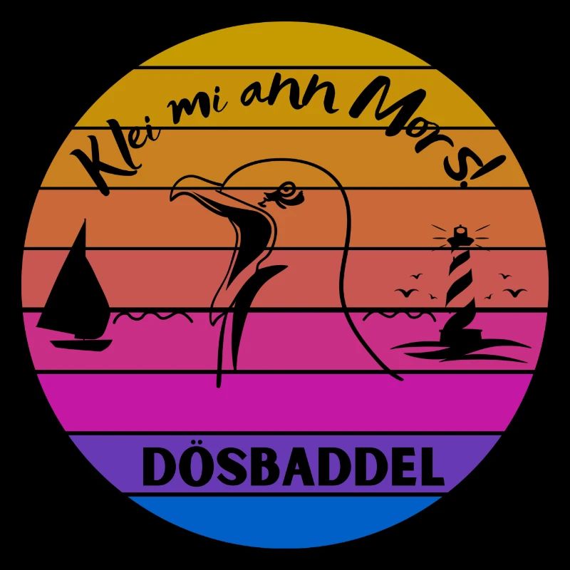 Klei mi an Mors Dösbaddel - Plattdeutscher Spruch