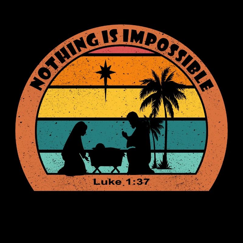 Christmas Nativity with Jesus - Nothing Is Impossi