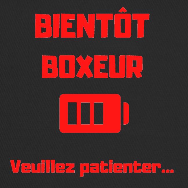 BIENTOT BOXEUR ROUGE