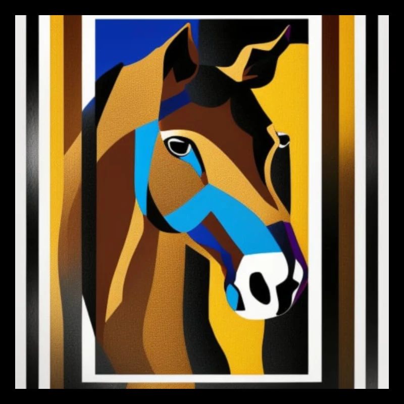 Pferd Pop-Art