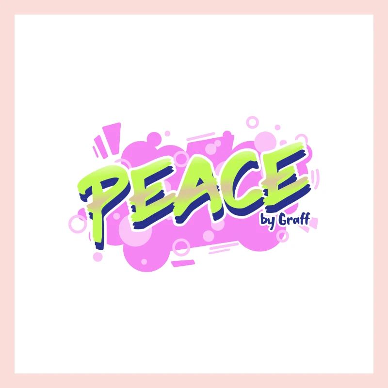 graffiti logo maker featuring bubbly graphics