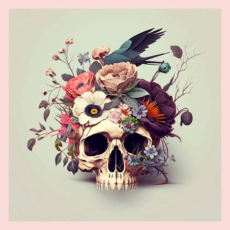 Crane fleuri