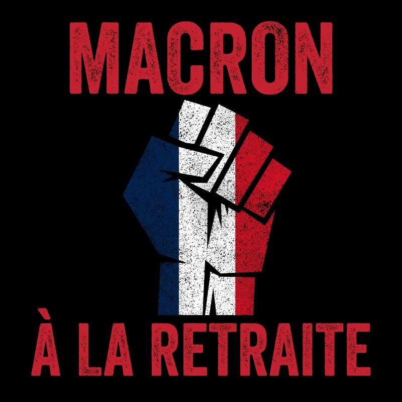 macron à la retraire Grève 2023