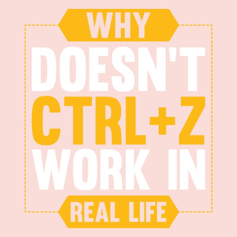 cadeau programmeur pc CTRL Z computer