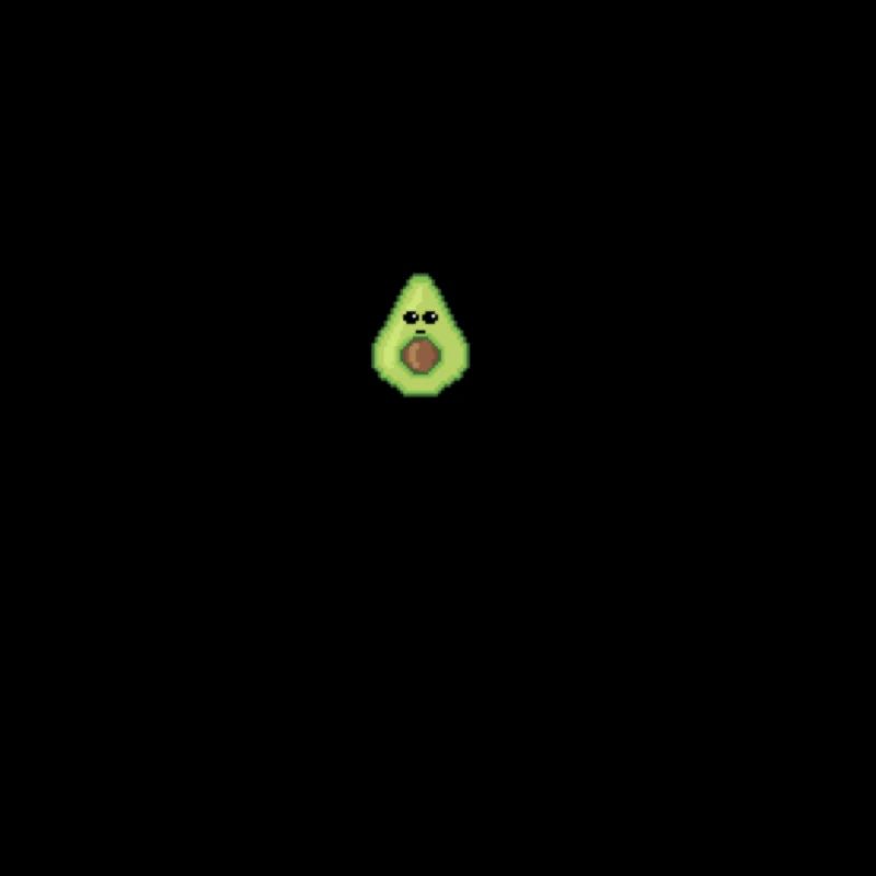 Avocado mit Augen
