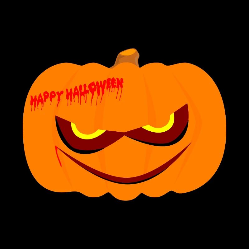 Evil Halloween Pumpkin