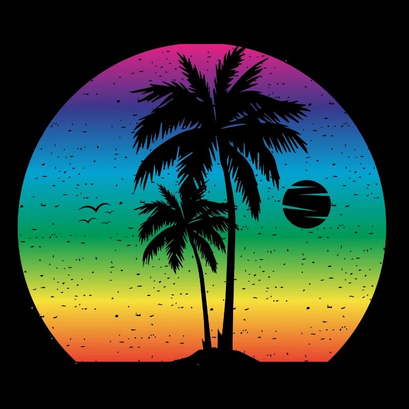 Palm Trees Holiday Sunset